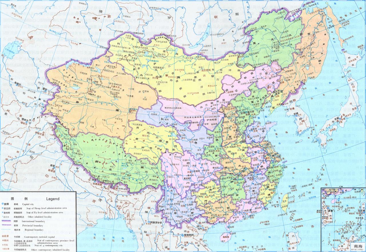 清朝行政区划图片