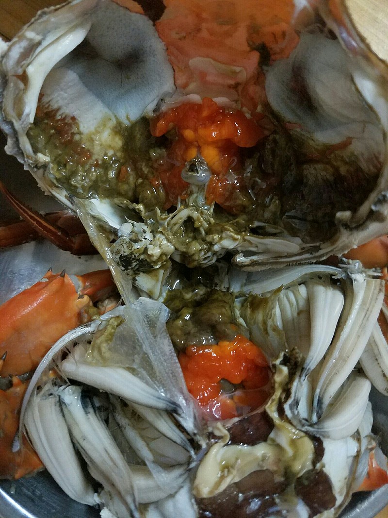 自己买回来的螃蟹煮起来好恶心食欲全无