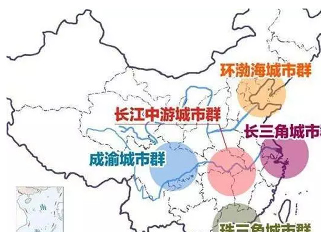 互融CLUB: 中国五大超级城市群格局形成,快来