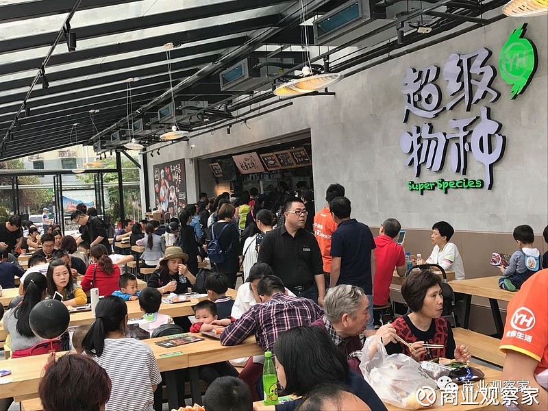 超級物種福州萬象城店是於5月1日正式對外營業的,超級物種相關負責人