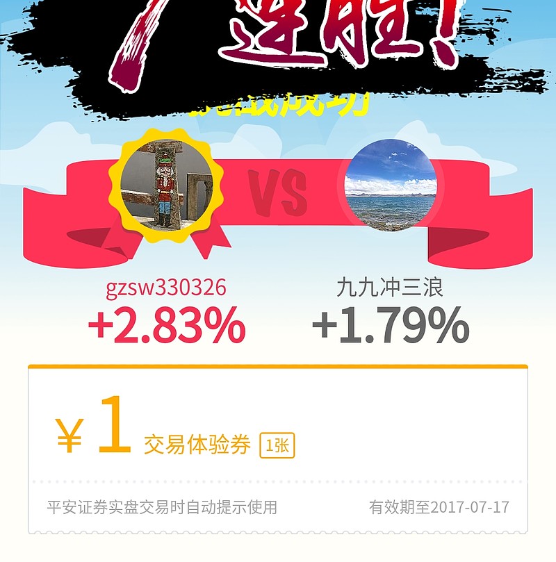 我在今天雪球实盘大赛#摇一摇pk#日收益比赛中,凭借$gzsw330326的实盘