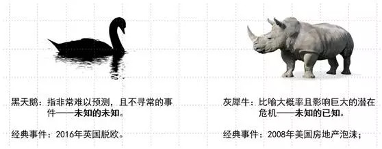 Starry_一切安好: 金融圈黑天鹅和灰犀牛的