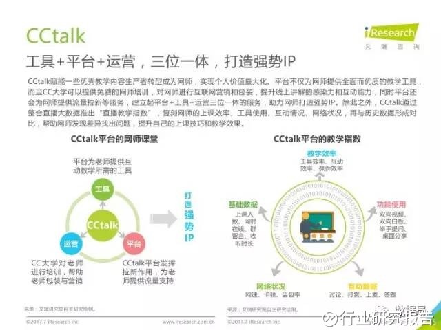 行业研究报告: 2017年中国直播互动教育行业研