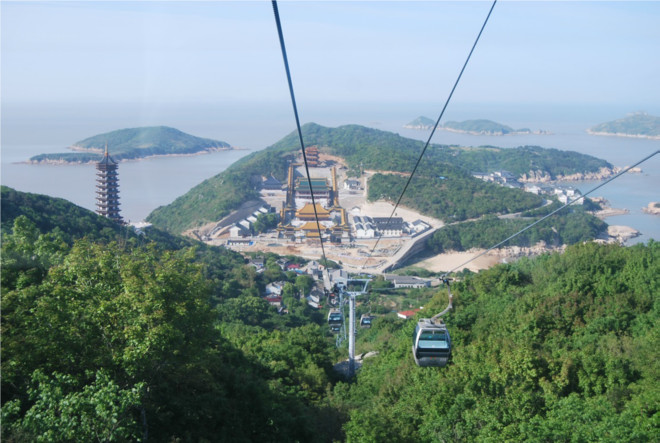 普陀山地图旅游地图_普陀山旅游收入(2)