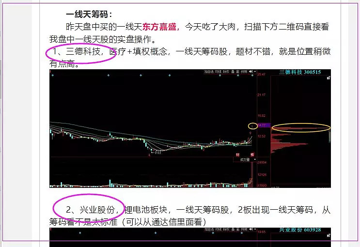 花 一线天筹码战法后又出了一招妖法关注我的朋友都知道我有一招抓强势股的战法叫一线天筹码 股技术 确实很强大 前天入的东方嘉盛 昨天就板了 虽然今天大跌 但这