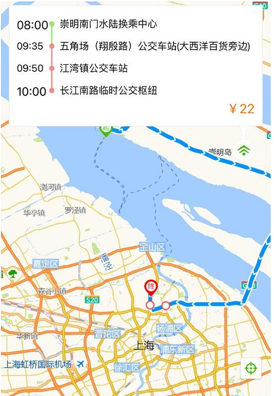 申崇二线站点线路图图片