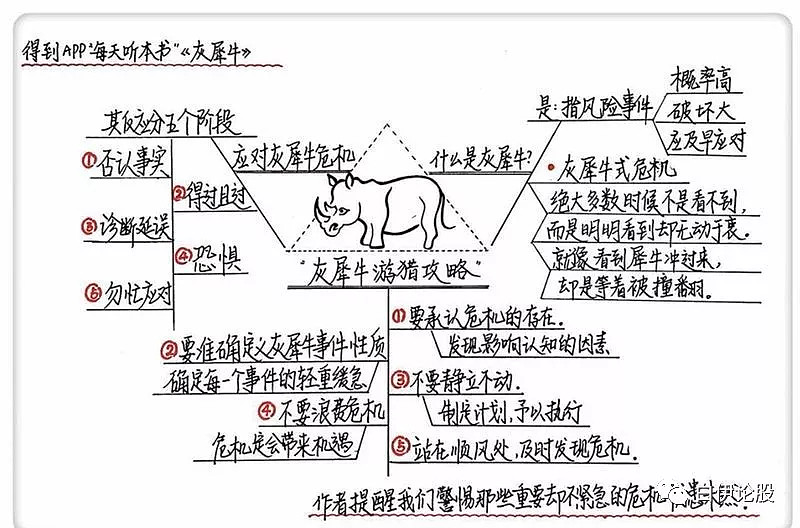 尾盘附上《灰犀牛》这本书的思维导图