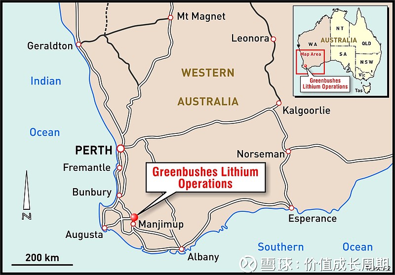 1:talison公司greenbushes矿根据英国cru国际有限公司的