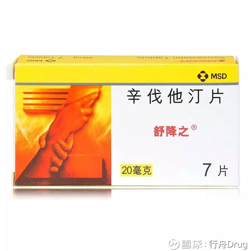 辛伐他汀——simvastatin 点击上方的 行舟Drug 添加关注 药物名称 simvastatin 药物制剂商品名称 舒降之 适应症 高 ...