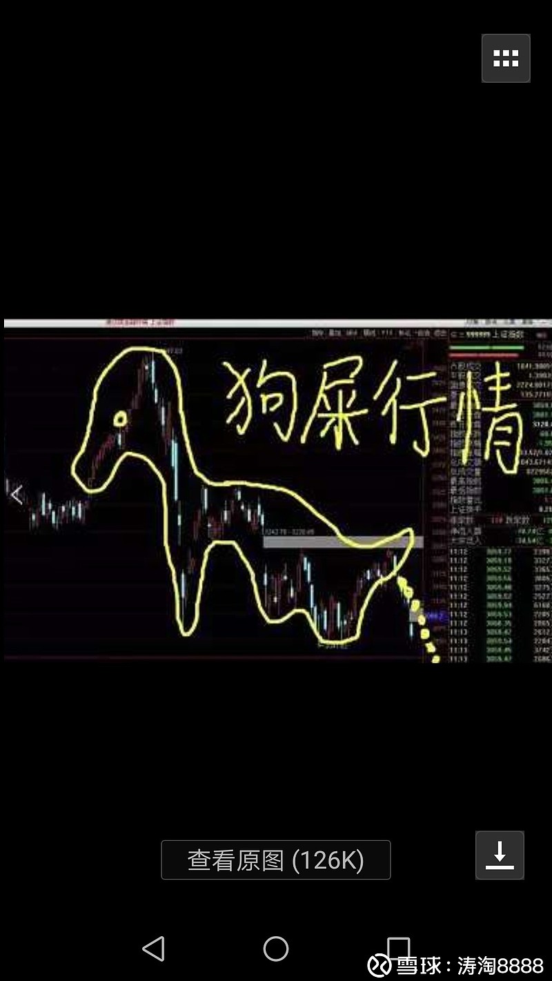 今天是狗屎行情啊