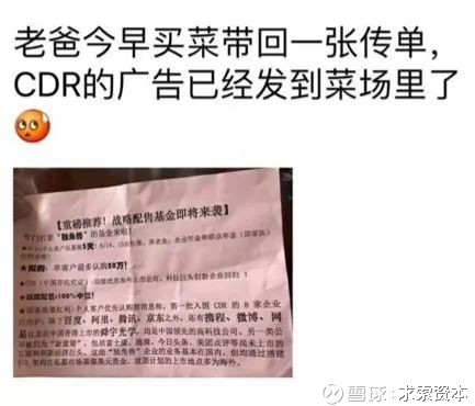 求索资本: CDR基金究竟是什么? 最近到处都在