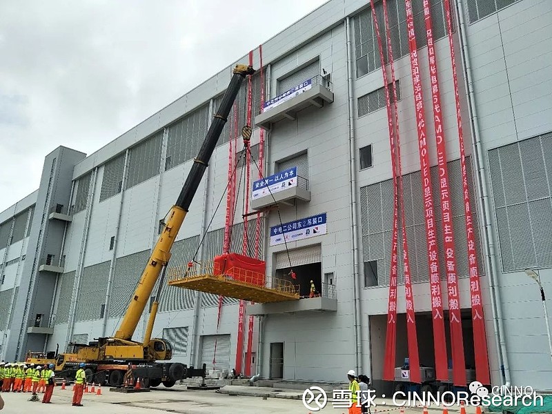 和辉光电 柔性oled量产出货 第6代amoled显示项目生产设备搬入18年7月2日上午 和辉光电第6 代amoled显示项目生产设备搬入净化间 随着光刻机设备缓缓起吊 并顺利送入相应吊装