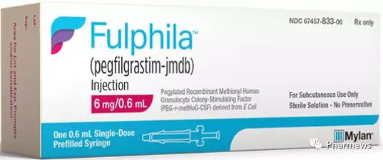 Mylan培非格司亭生物类似物Fulphila定价,折扣