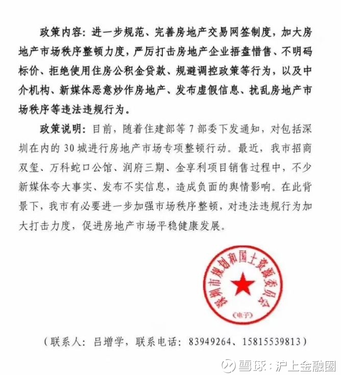 沪上金融圈: 重磅!史上最严楼市强化调控措施!