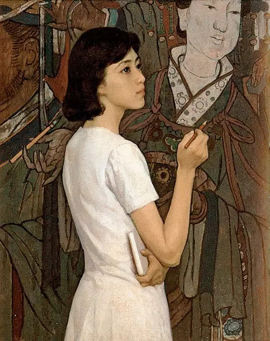 靳尚谊：中国最会画美女的人！ 转自公众号：油画（ID：LLYH365）靳尚谊