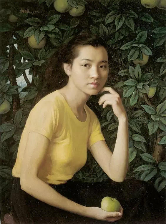 靳尚谊：中国最会画美女的人！ 转自公众号：油画（ID：LLYH365）靳尚谊