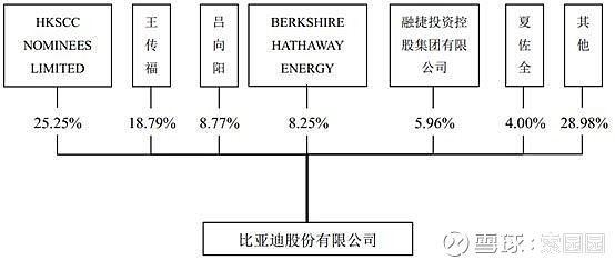 图表2. 比亚迪股权结构
