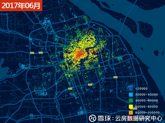 云房数据研究中心: 上海二手房成交量两连跌. 据