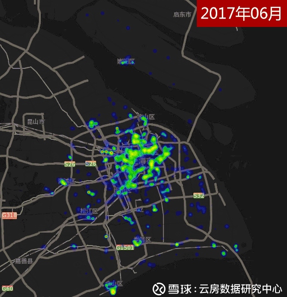 云房数据研究中心: 上海二手房成交量两连跌. 据