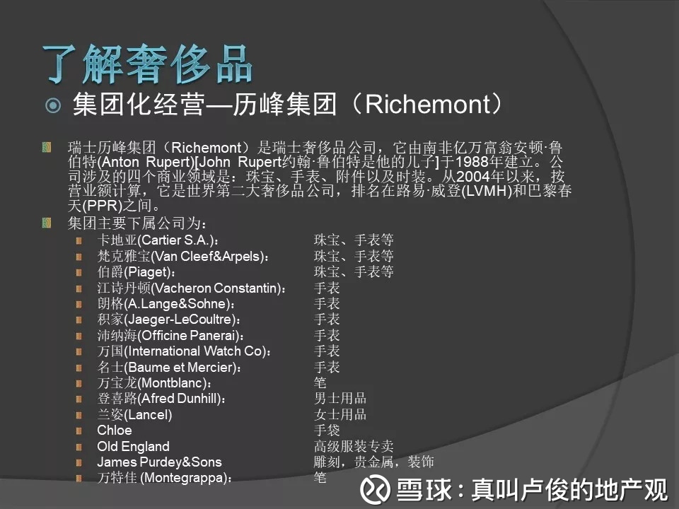 真叫卢俊的地产观: 豪宅置业顾问入门知识 之前
