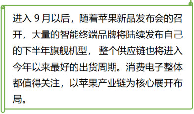 脫水研報:蘋果新機發布漸行漸近,這家公司70%訂單籤於蘋果