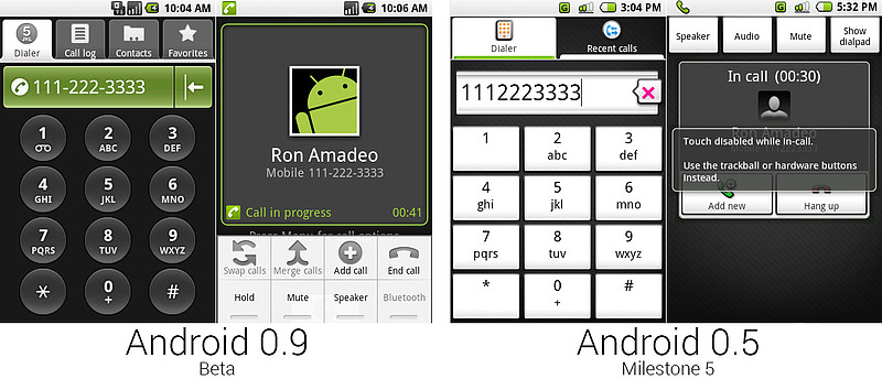Android X09 安卓编年史(4):Android 0.9 Beta——嘿,这看起来很眼熟!中 Ron Amadeo/文 安卓 0.9 显示着横屏的主屏幕 ...