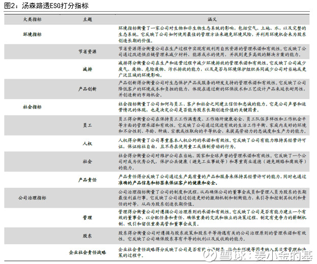 中国市场esg评价体系简介及基金研究中国市场esg评价体系简介及基金研究一 Esg 概念及海外发展1 1 什么是esg Esg Environment