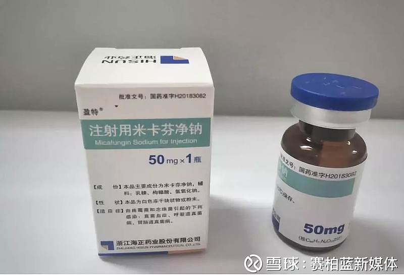 米卡芬净目前由瀚晖制药负责学术推广.