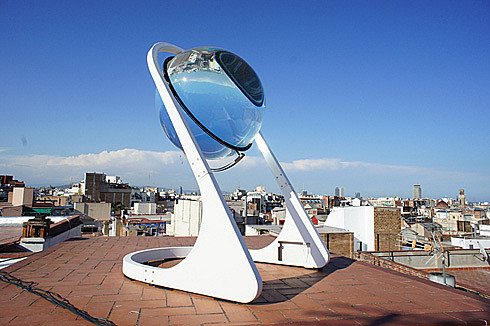 球形透镜太阳能发电系统