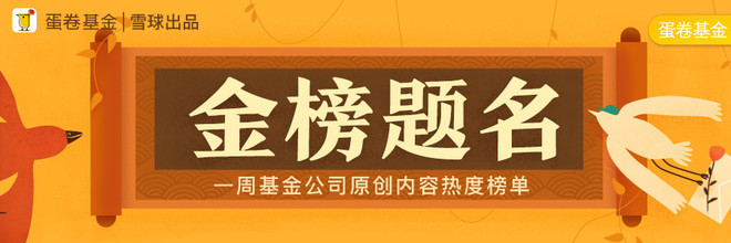 雪球一周基金公司内容热度榜