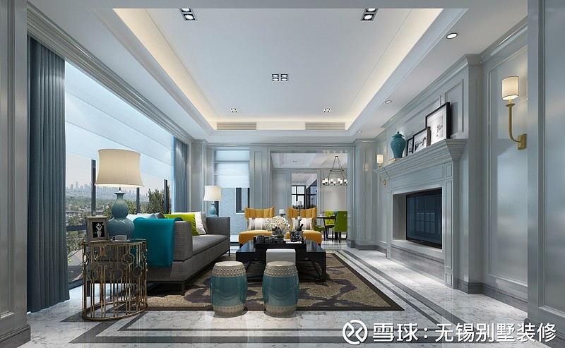 香樟园268㎡案例赏析|无锡别墅装修设计 整个案例自然景观与人文关怀为主题,这套案例外围环境很好,站在阳台上能看见五里湖的全景。01户 型 图 ...