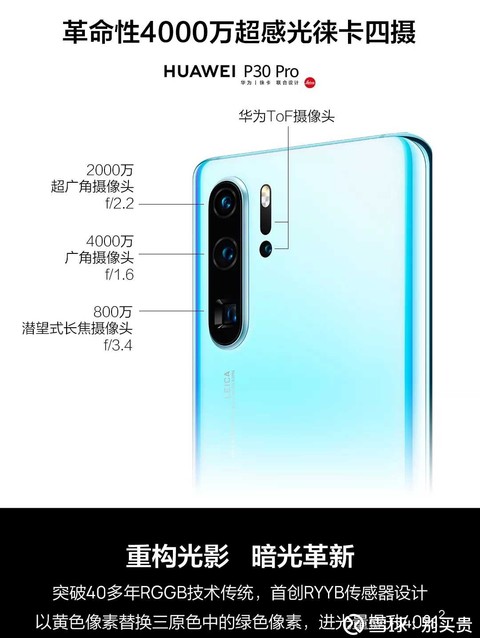 别买贵: 华为P30-能打电话的照相机 P30刚刚发