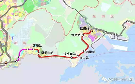 地鐵10號線是軌道三期工程重點線路,南起福田口岸站,北至平湖中心站