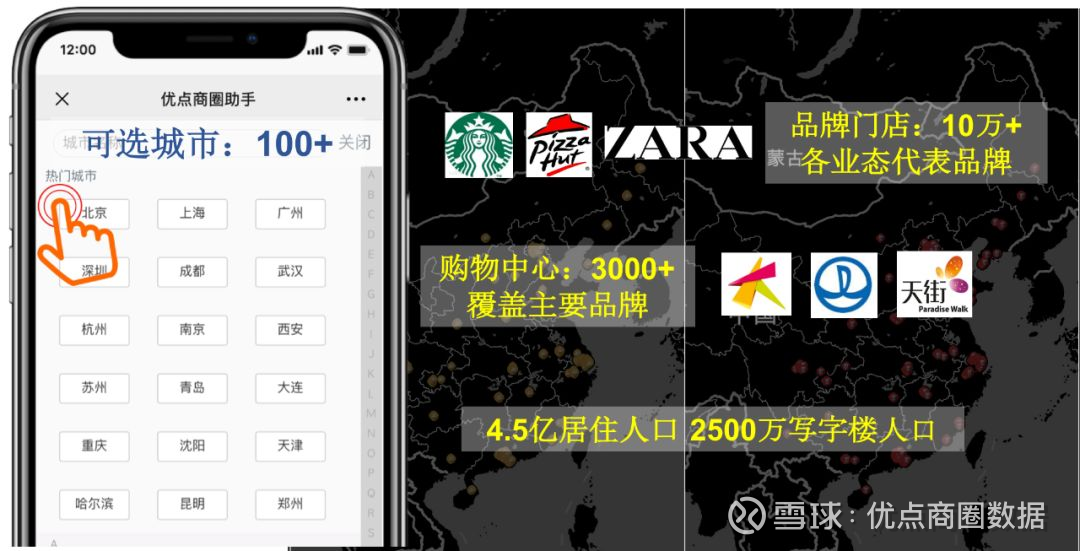 商业数据免费查询100 城市4 5亿消费者购物中心知名连锁品牌优点商圈数据助手1 0版上线导读 数据量更大 使用更便捷的商圈助手1 0版正式上线 支持 查询全国百个主要商业城市的经济发展 购物中心 知名连锁品牌
