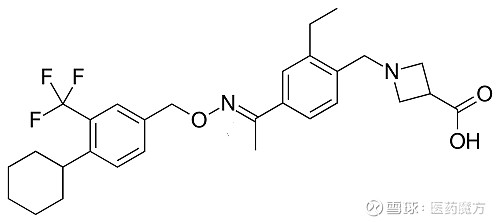 siponimod结构式多发性硬化症(ms)是中枢神经系统的慢性炎症性自身