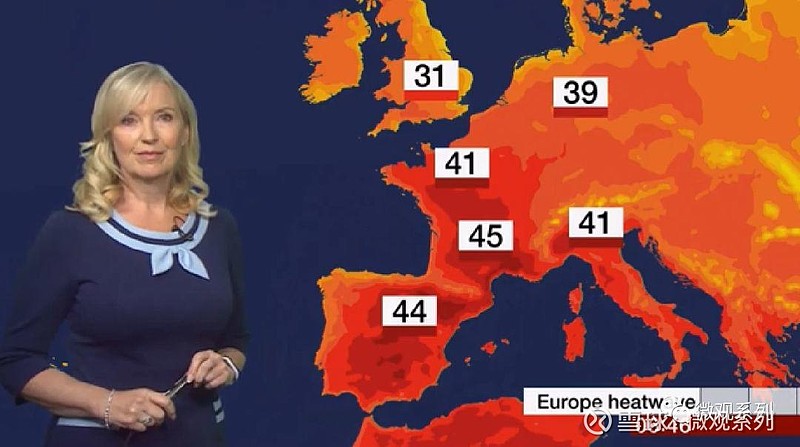 欧洲气象专家将其称之为, 地狱般的热浪