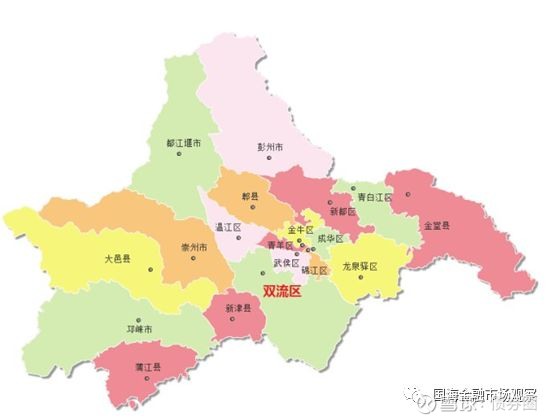 轄11個市轄區,4個縣,代管5個縣級市,另外還有非行政區成都高新區和