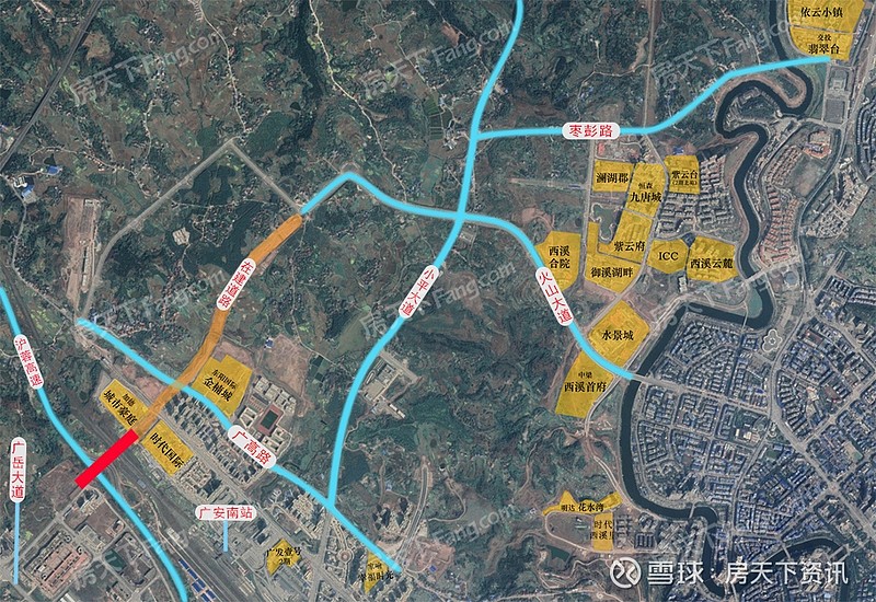广安枣山规划图高清图片