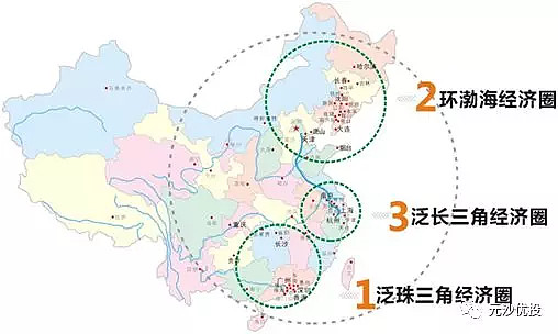 中国特色的三大主流商圈 40年改革开放,中国经济以三大城市群为基础
