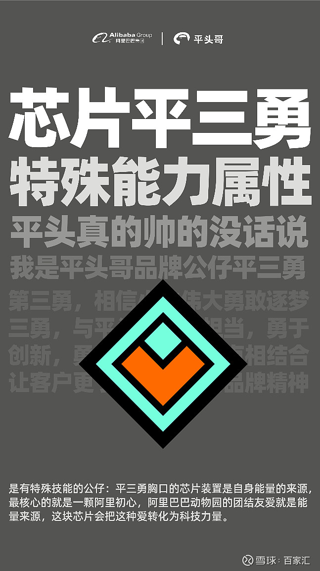 阿里平头哥花名平三勇 敢问是哪三勇 昨天 阿里巴巴动物园迎来了第27只小动物 名叫平三 勇的高科技物种 他正是前不久发布了玄铁910芯片的平头哥 此前