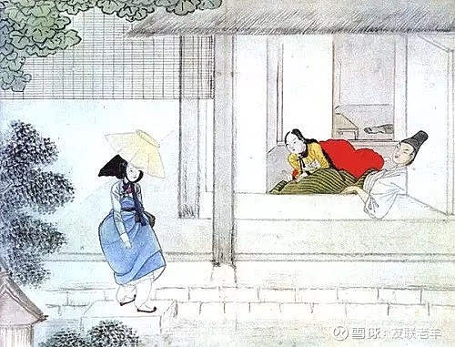 朝鲜女画家申润福图片
