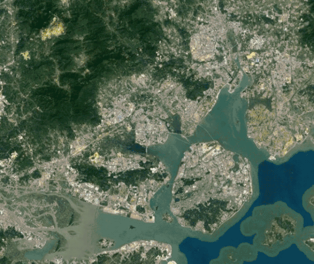 厦门半岛既有了水龙形成的双龙戏珠格局,财运自然亨通顺畅,但有财不贵