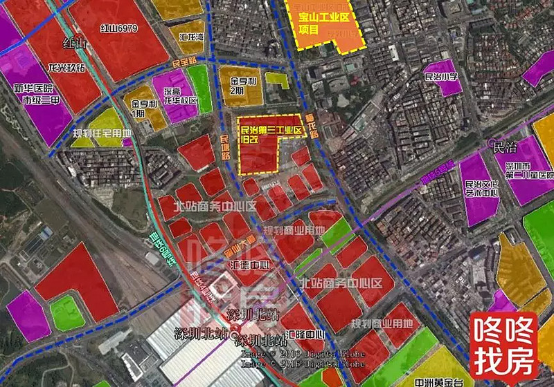 鸿荣源临深圳北建35万平综合体,龙华cbd房价或再破10万