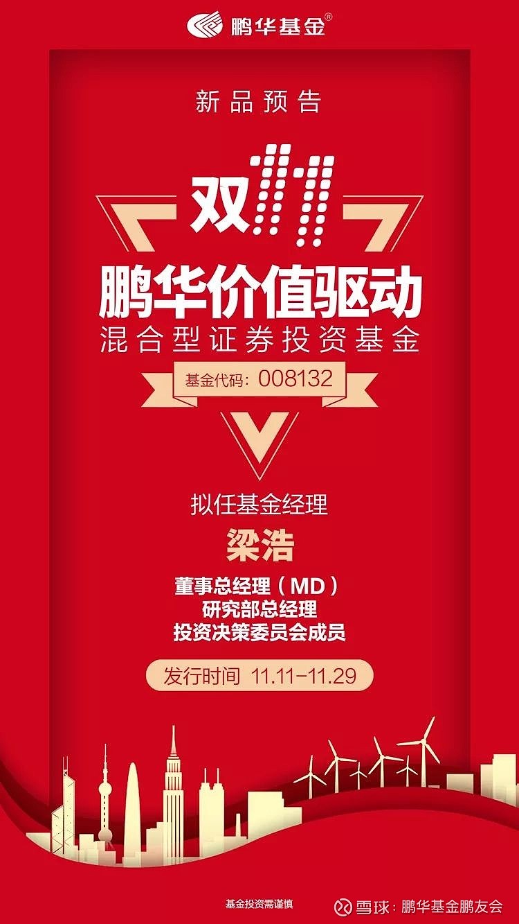 双11重磅发售丨鹏华价值驱动混合基金008132