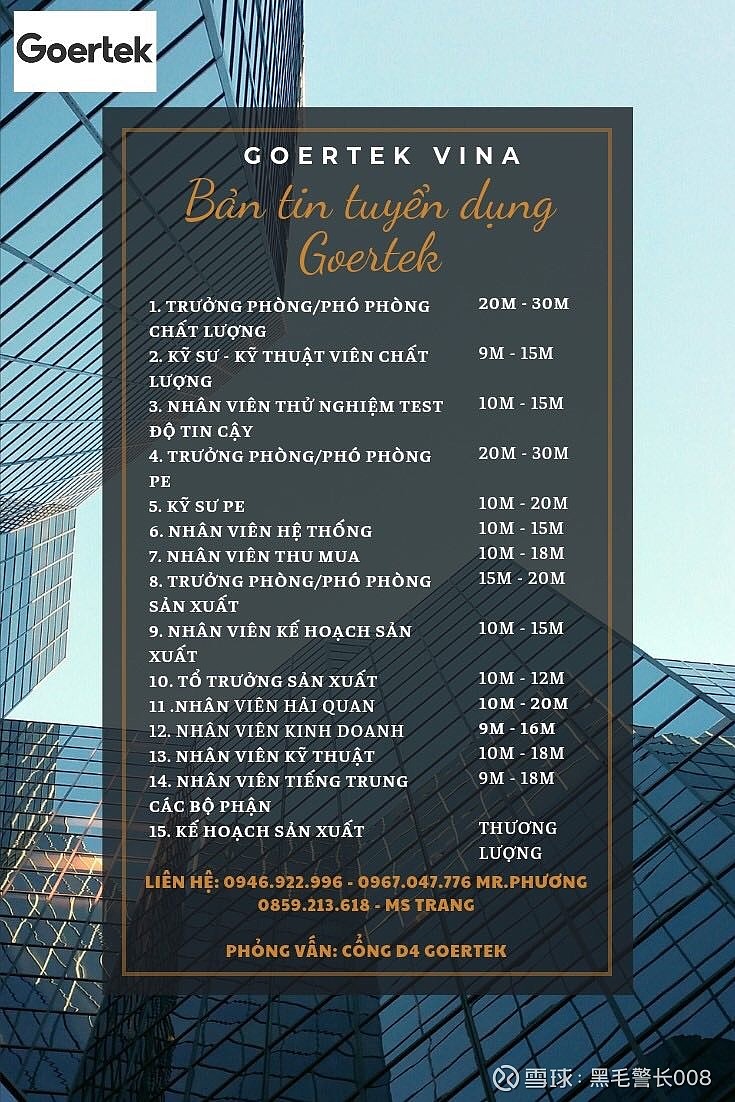 歌尔股份(SZ002241)$ 钱多！速来！越南歌尔连续多月大规模招聘，越南厂已经近2万员工。广告里的数字是越南盾，M...