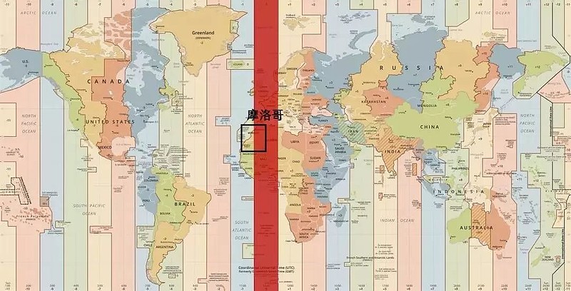 全球24个时区国家在同一天的生活