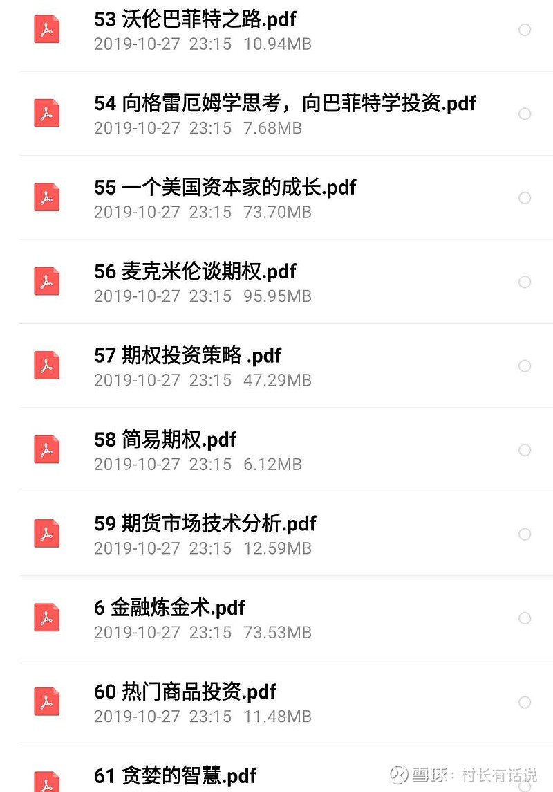 投资---最全面的股票书籍大全（附书单） 一直以来经常有人让我推荐一些经典 的股市书籍，因为他们觉得看看书也许能让他们迷茫的世界豁然开朗或者找到一线希望。我十分的理...