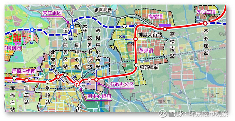 介紹城市副中心軌道交通規劃,明確平谷線規劃已經調整到位,將在燕郊分