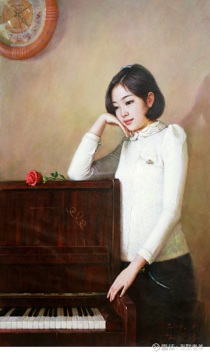 【坚守与耕耘】《恬静的》,一级画家金哲永笔下的女性形象,没有美颜