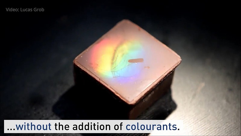 妙啊，在巧克力上面塑造光学结构